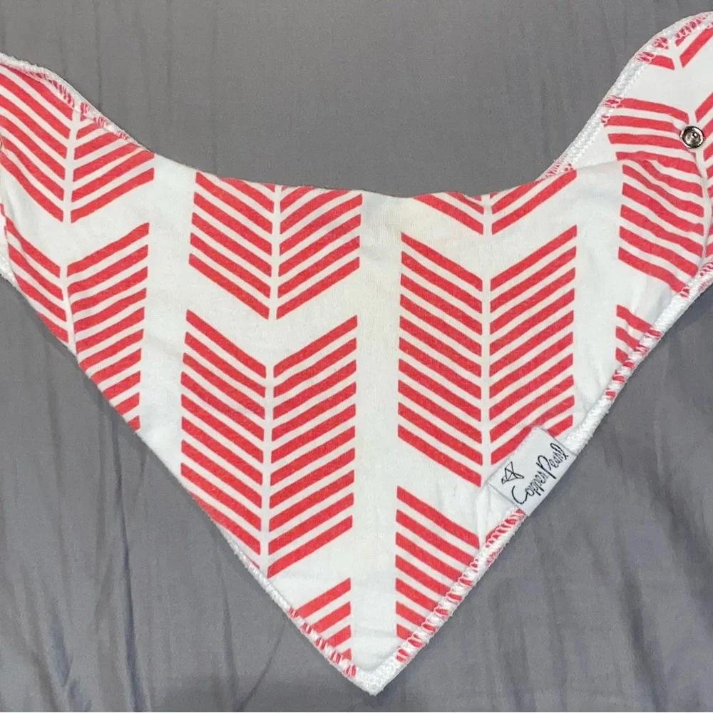Copper Pearl Baby Bandana Bib, 2 pack, 100% Cotton